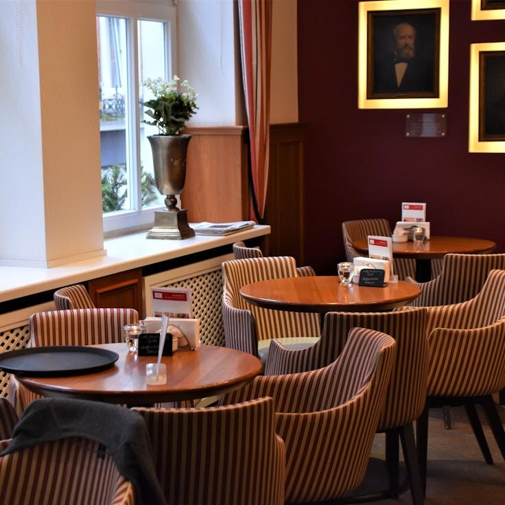 Restaurant interior with private family seating